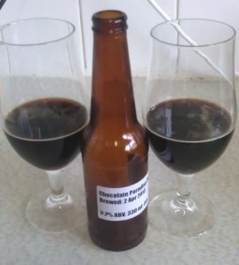 Chocolate Porter #2 tasting