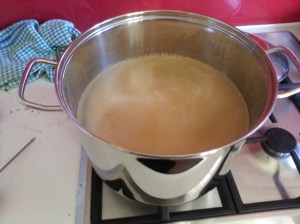 About to get the hot break