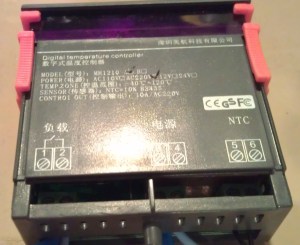 Temp control unit back top